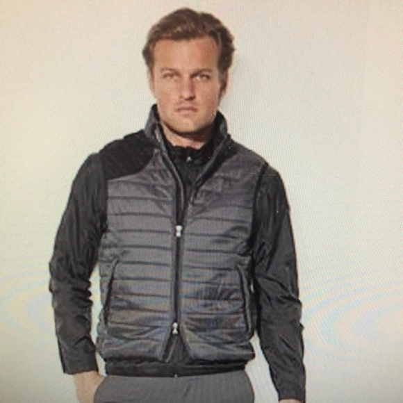 Men's Gray RLX Golf Valor Quilted Vest